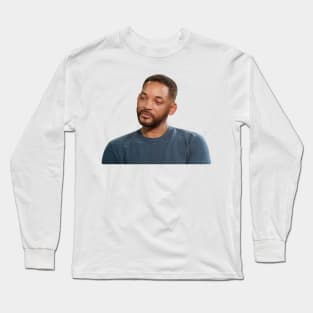 Sad Will Smith Long Sleeve T-Shirt